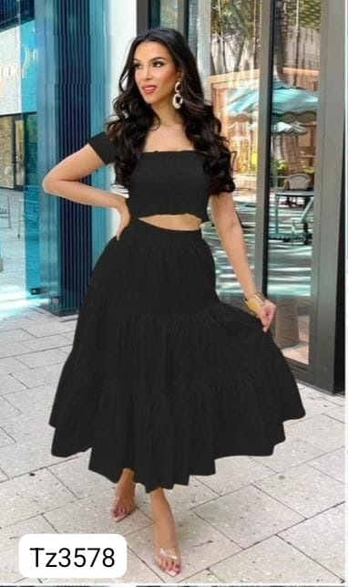 2 piece skirt and top